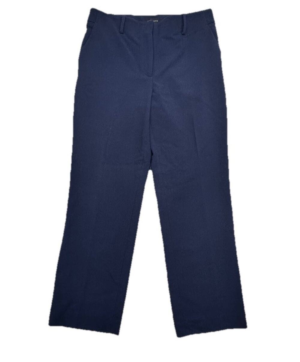 Talbots Womens Dress Pants Size 10P Southampton Straight Leg Navy Blue